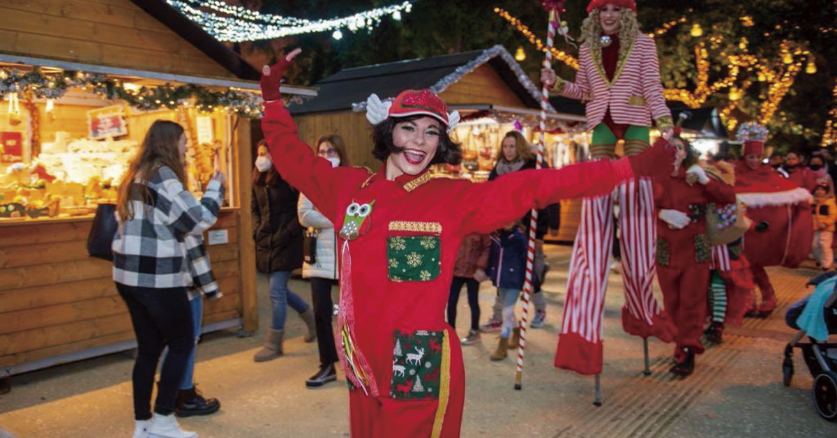 Foto del mercado de Navidad Ibiza