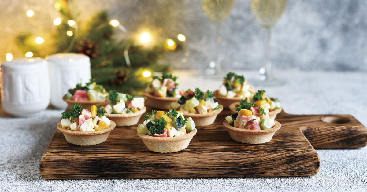 canapes de navidad