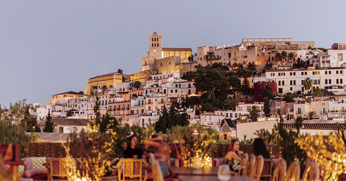 dalt vila ibiza des de Sabbaba