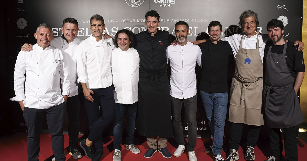 foto chefs primera edicio estrelles contra el cancer
