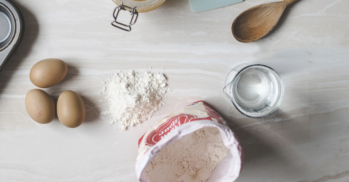 baking tools and ingredients