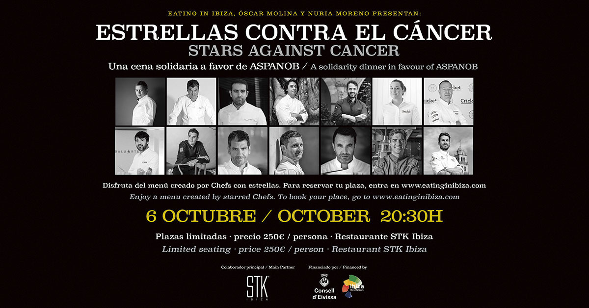 Descubre nuestra cena Estrellas contra el cáncer