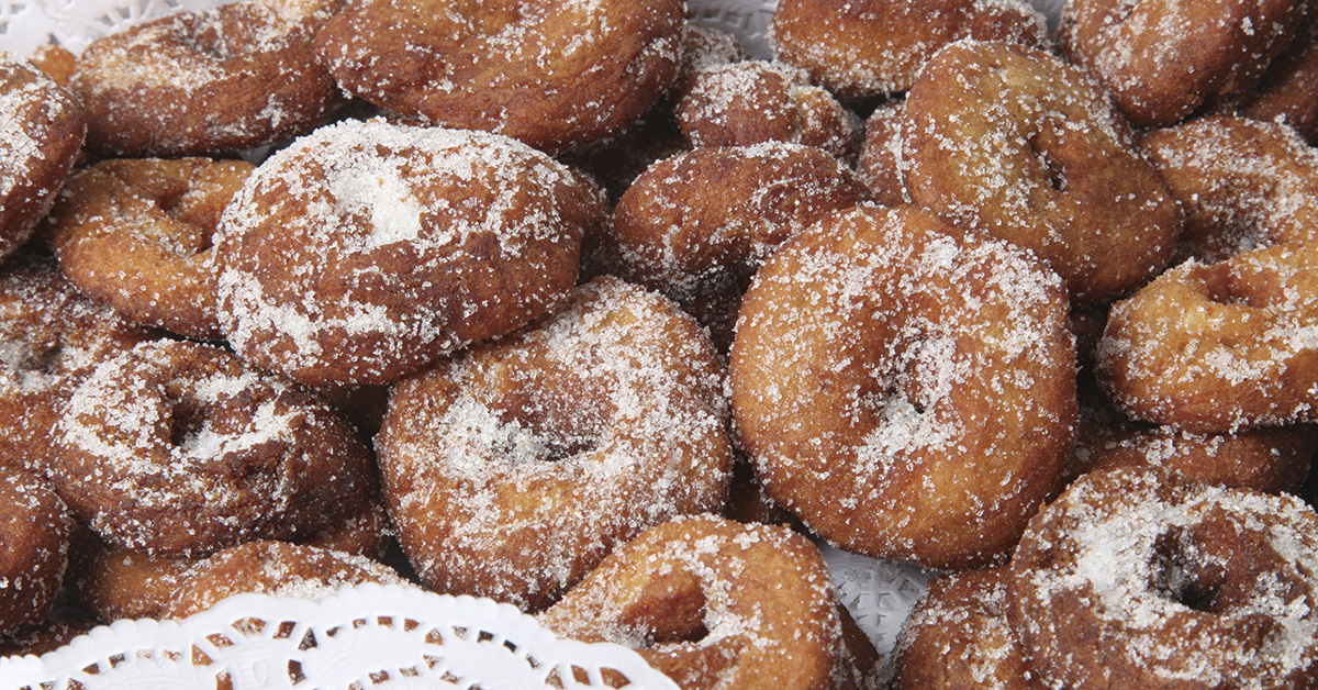 Buñuelos, a traditional dessert from Ibiza