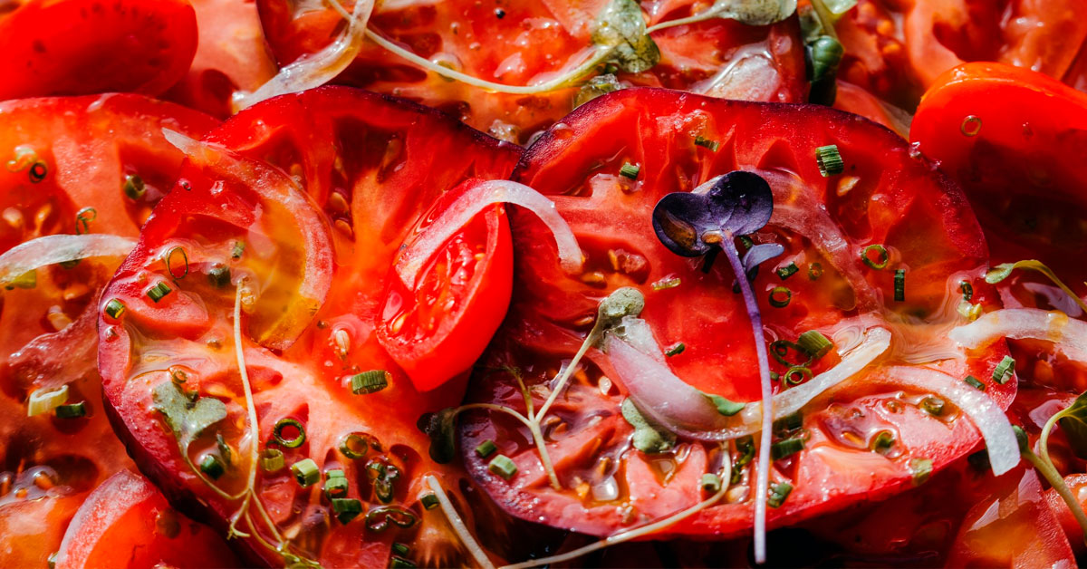 cala san miguel beach house ensalada tomate