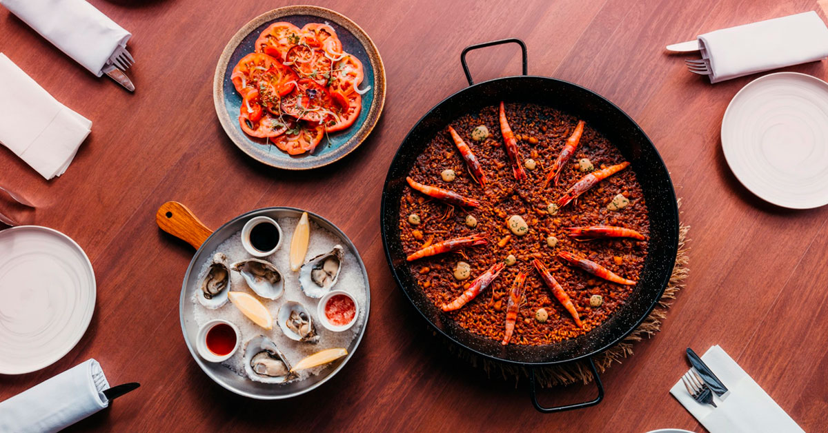 Cala San Miguel Beach House paella i ostres