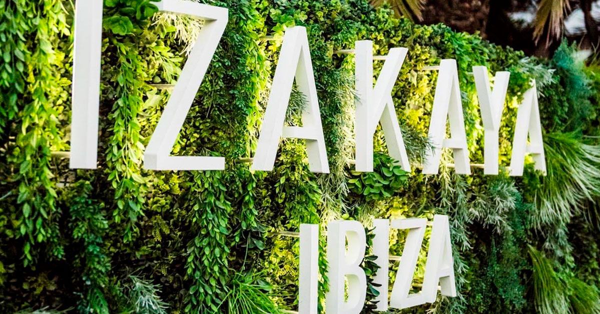 Entrance to the Japanese restaurant Izakaya Ibiza